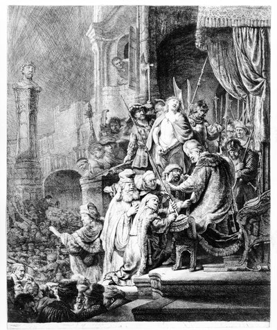 The Judgement of Christ by Rembrandt van Rijn